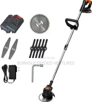 Rechargeable Portable Lawn Mower With 2 Batteries