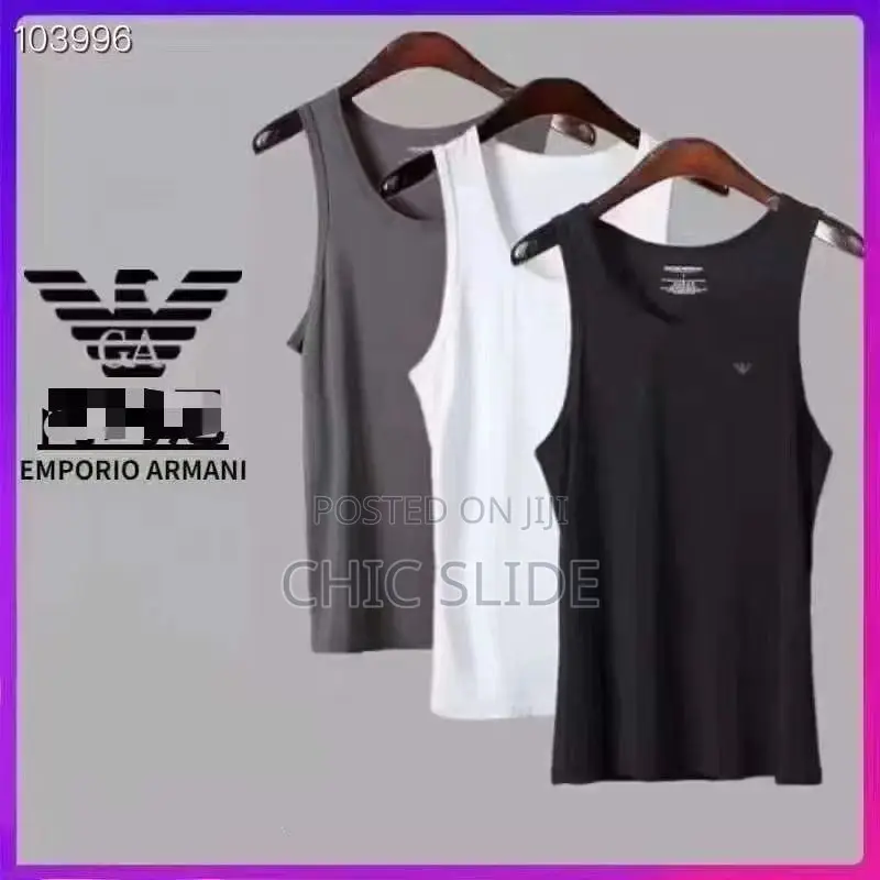 Armani Tank Tops 3 in a Box