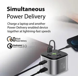 Promate POWERCUBE-PD80 80W QC 3.0 Multiport Charging Station