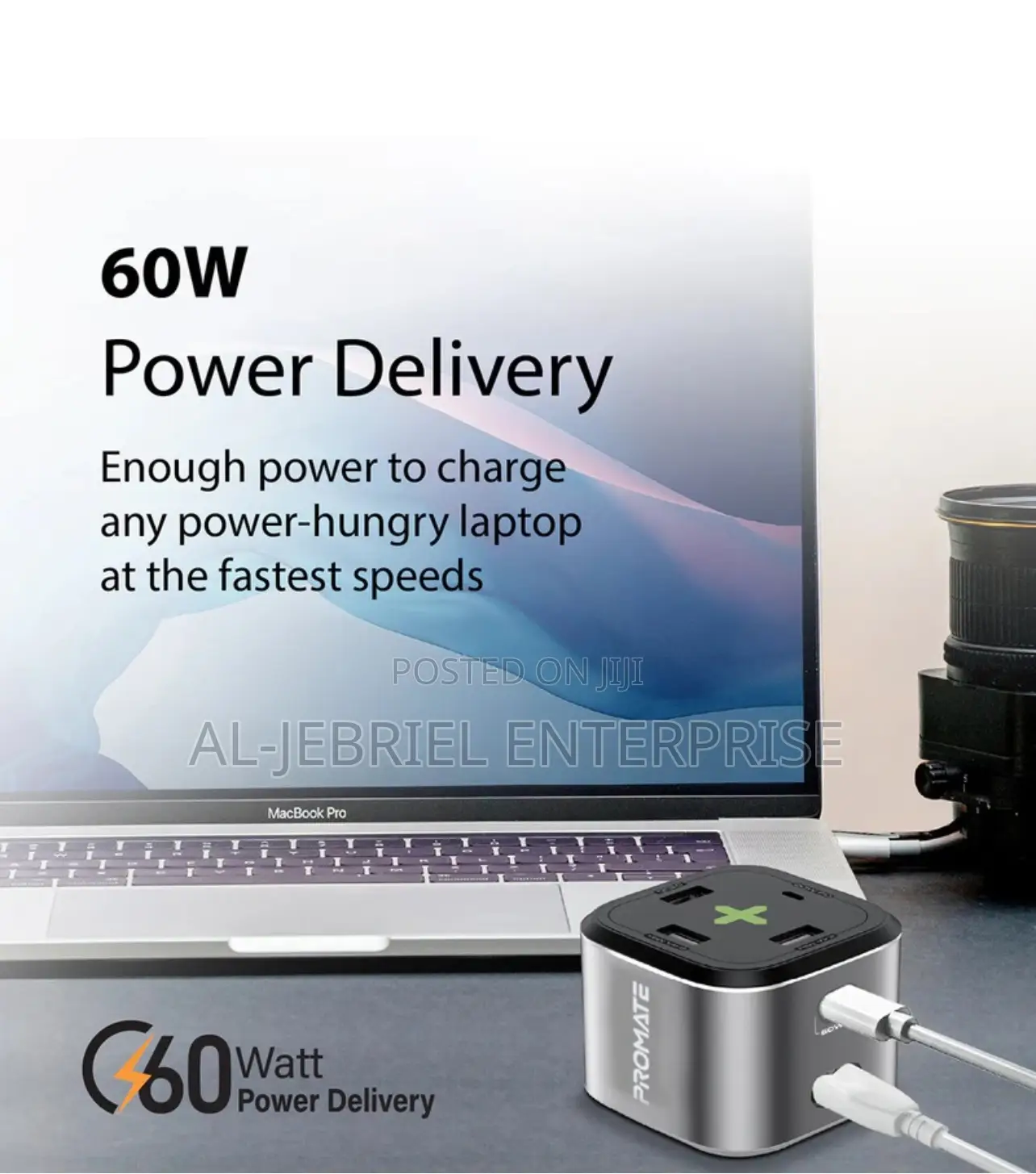 POWERCUBE-PD80 Promate 80W Quick Charge Charging Station