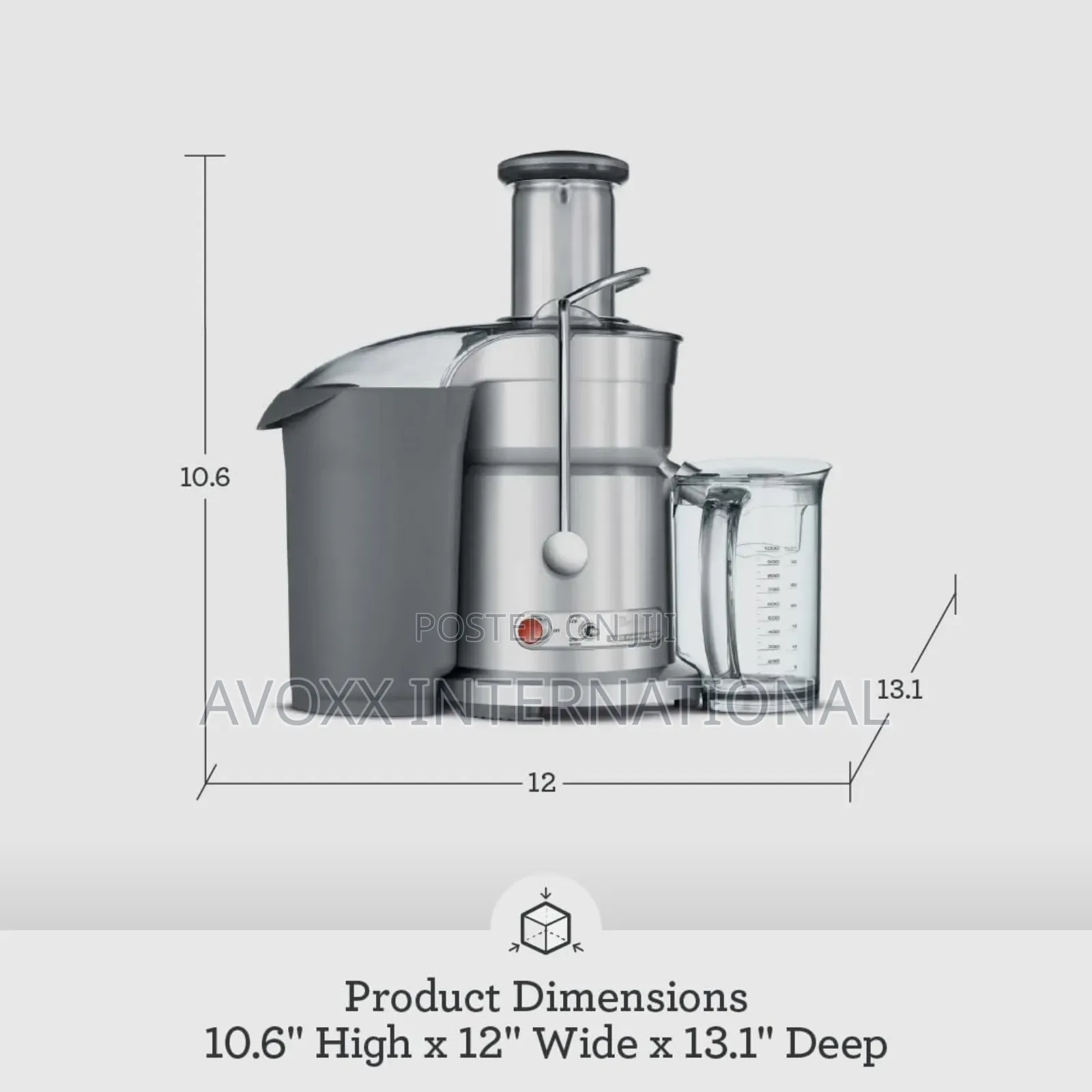 Breville Centrifugal Juicer 800JEXL, Brushed Stainless Steel