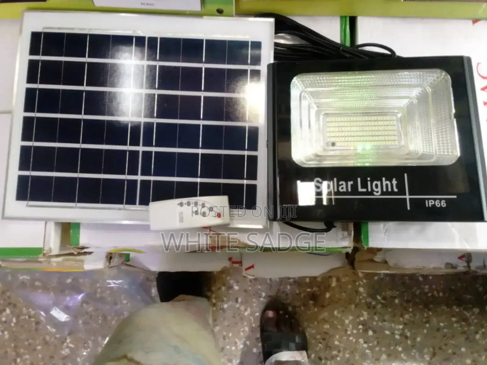 200W Solar Flood With Panel/ Remote Control
