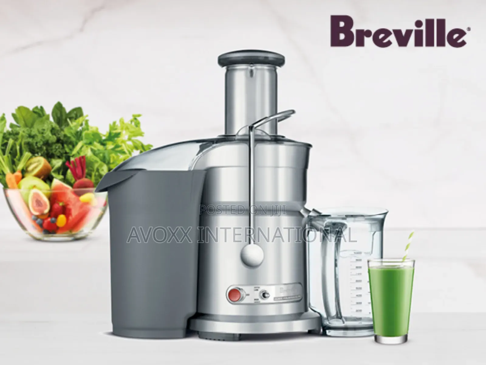 Breville Centrifugal Juicer 800JEXL, Brushed Stainless Steel