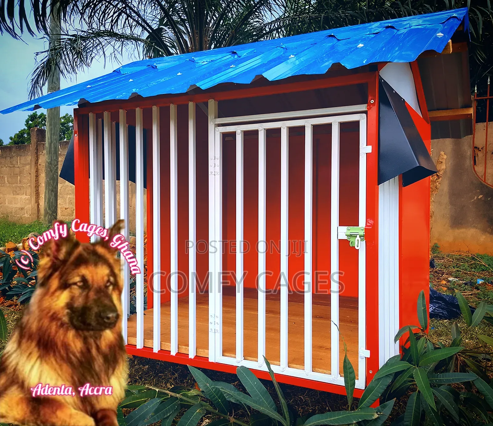 Premium Quality Galvanized Steel Comfy Security Dog Cage