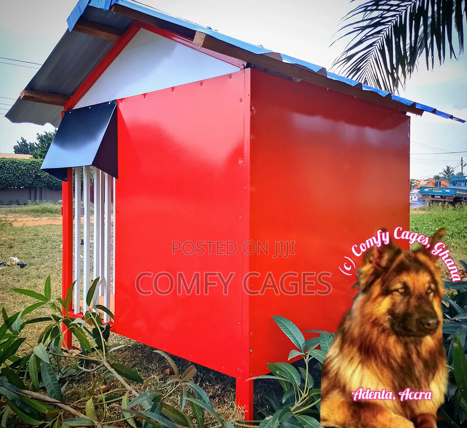 Premium Quality Galvanized Steel Comfy Security Dog Cage