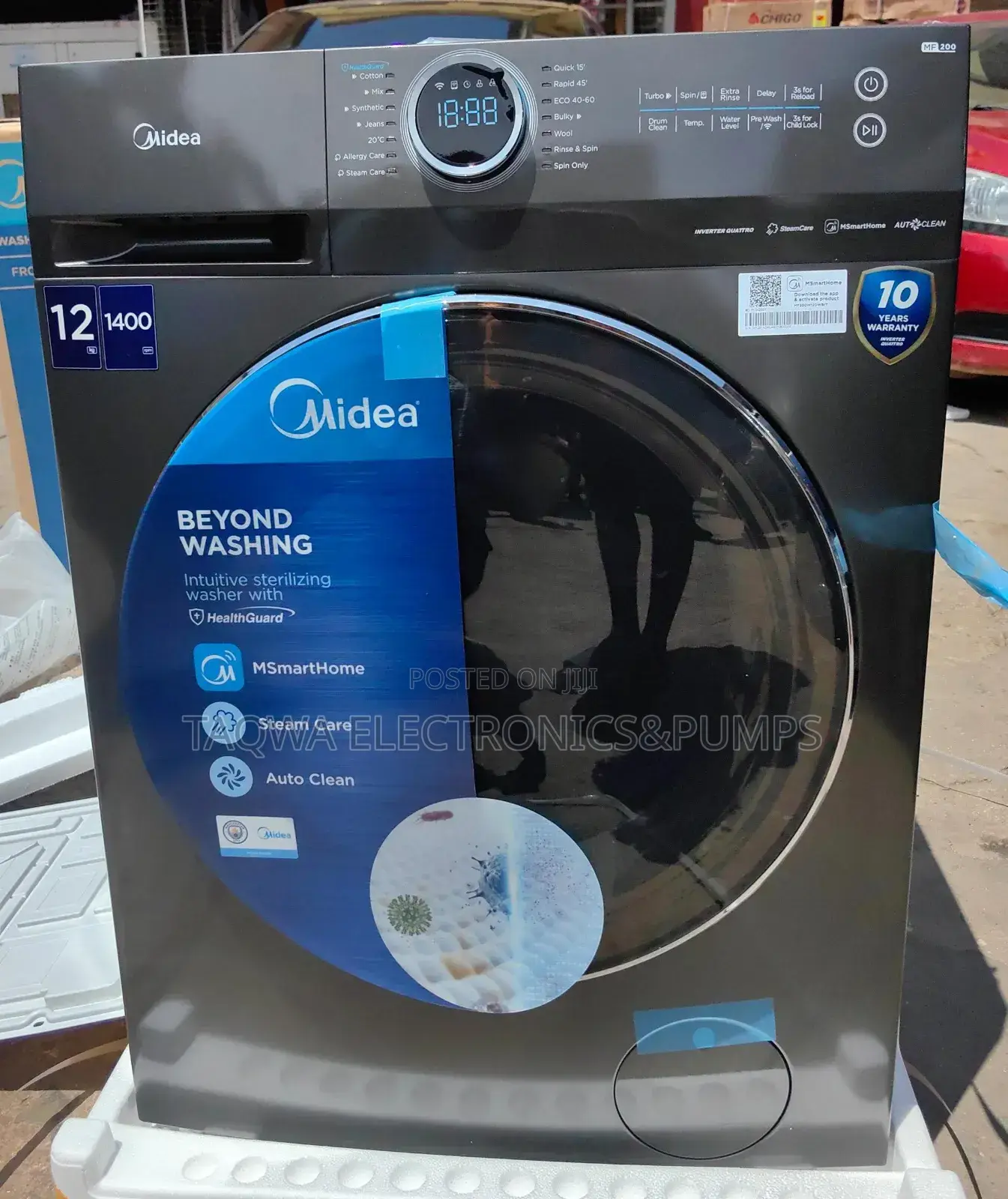 Free Your Hands Midea 12kg Front Load