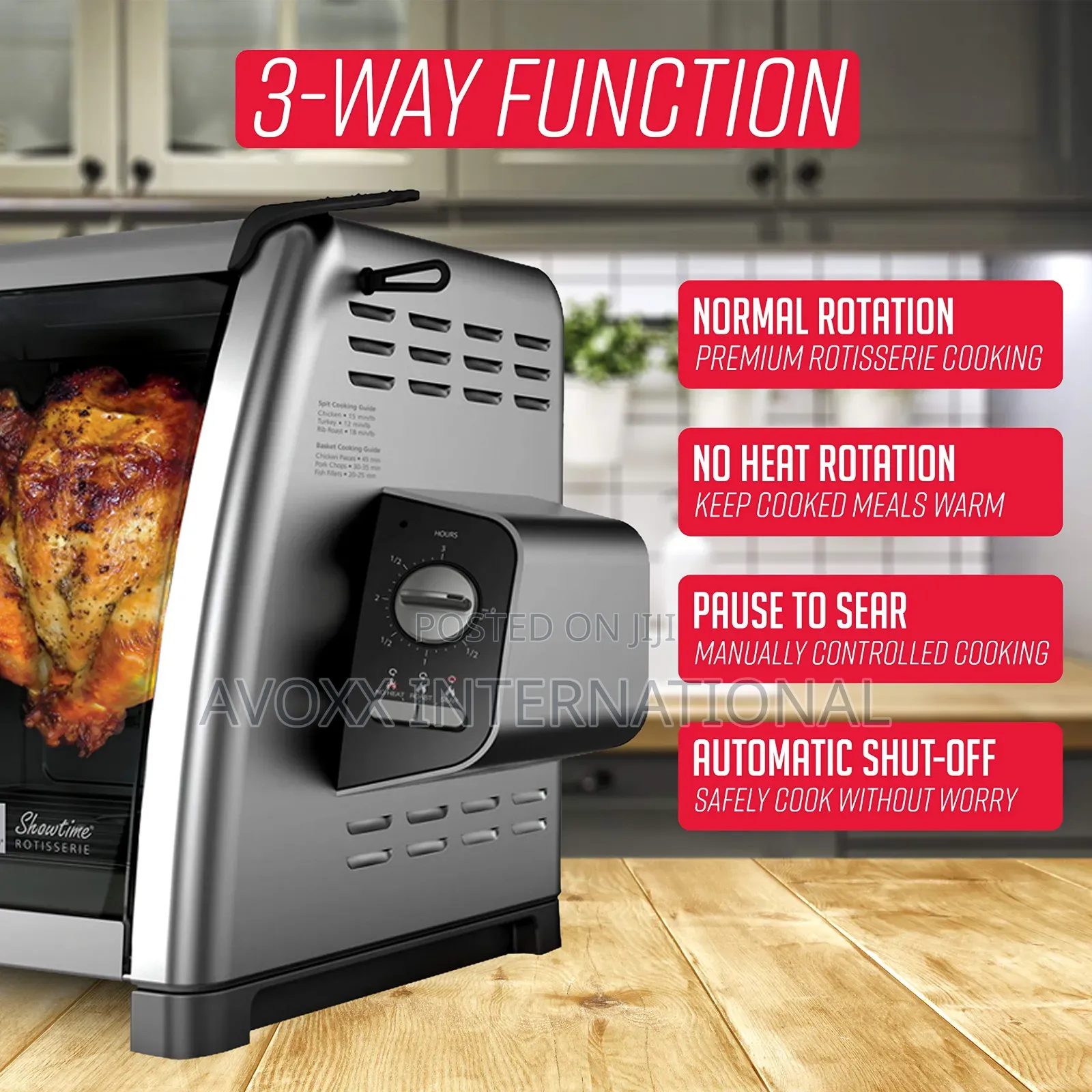 Ronco Rotisserie Oven, Stainless Steel Countertop Oven