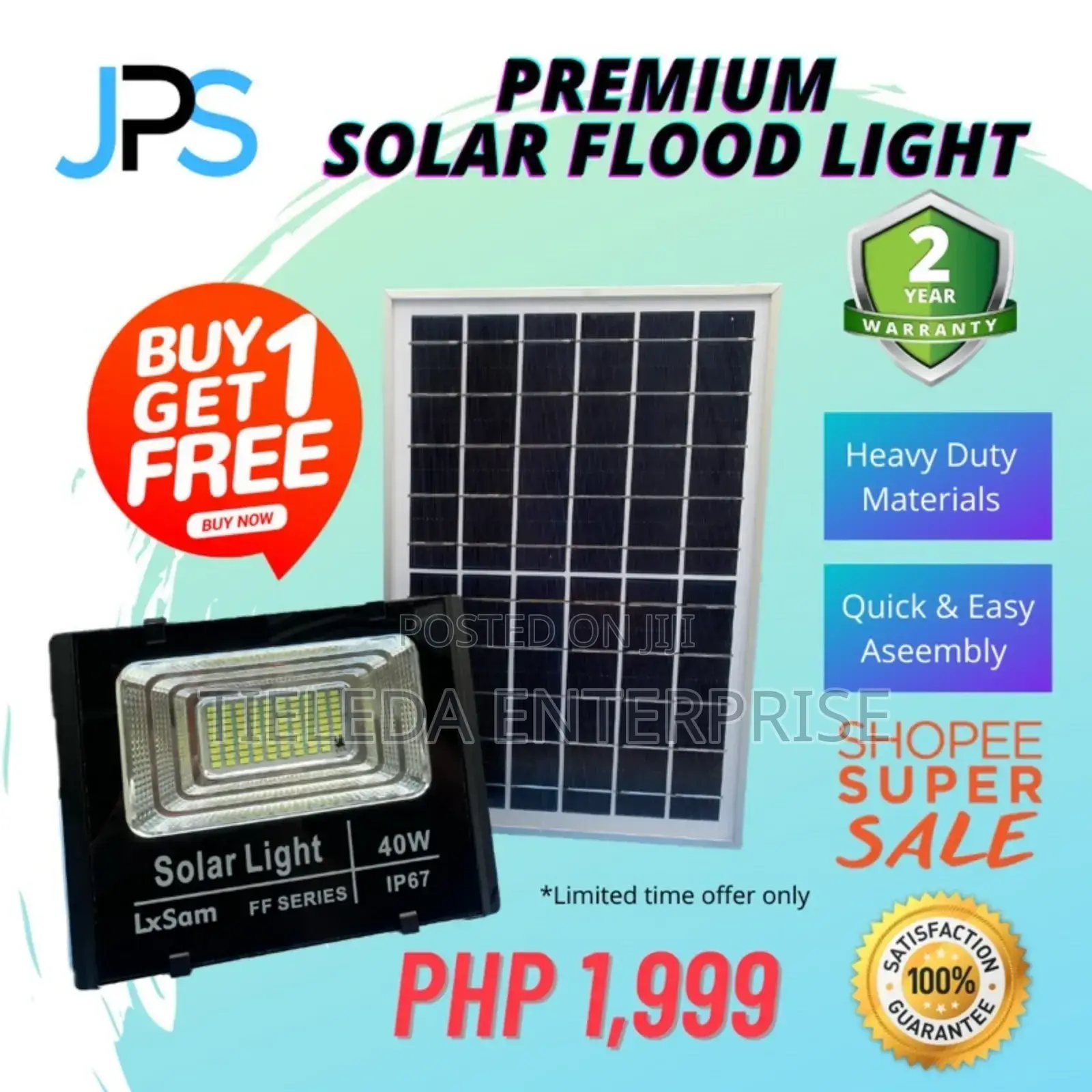 Super Quality Solar Flood Light 200W With Panel/With Remote