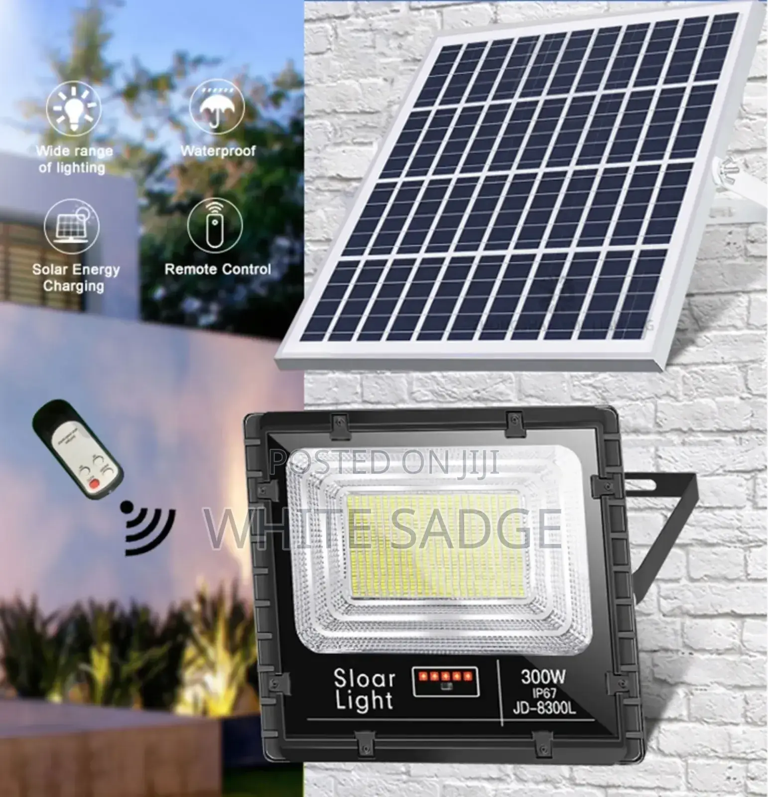 Universal Solar Flood Light Remote Control/ Panel