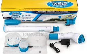 Spin Scrubber Machine Floor Bathroom Tiles Cleaner