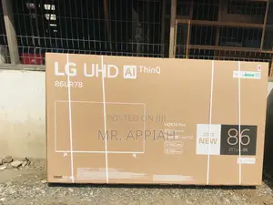 Newly in Stock Lg86uq900 86 Inch Uhd Smart Television.