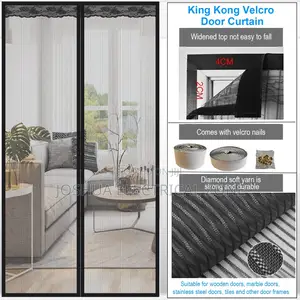 Magnetic Screen Door Mesh Handsfree Insect Barrier for Doors