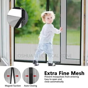 Magnetic Screen Door Mesh Handsfree Insect Barrier for Doors
