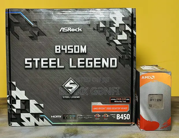 Amd Ryzen B450m Steel Legend Ryzen 3000 Ready Ryzen 3600 Asrock