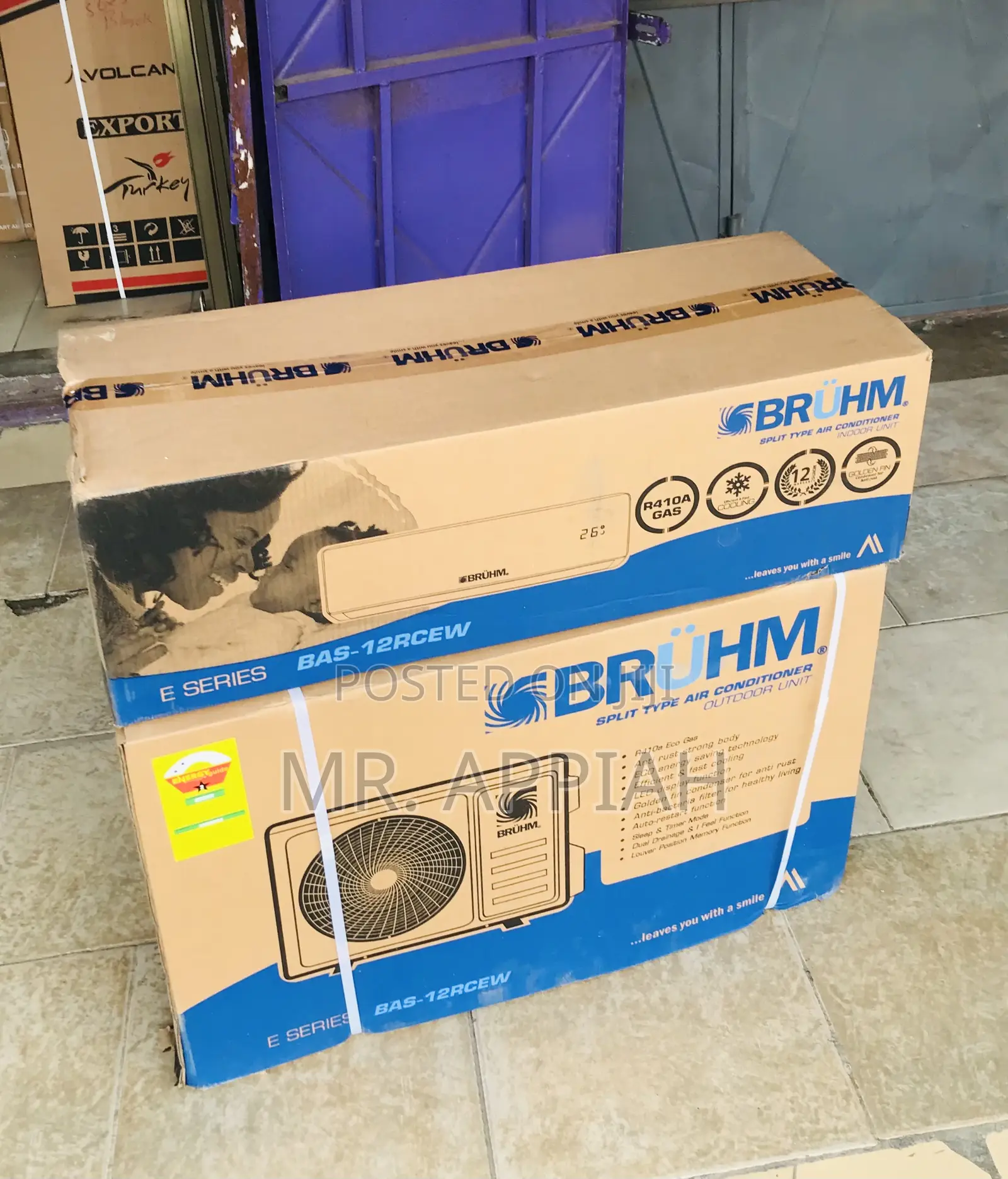 Buy Affordable Bruhm 1.5hp Split Type Non Inverter Ac(R410)