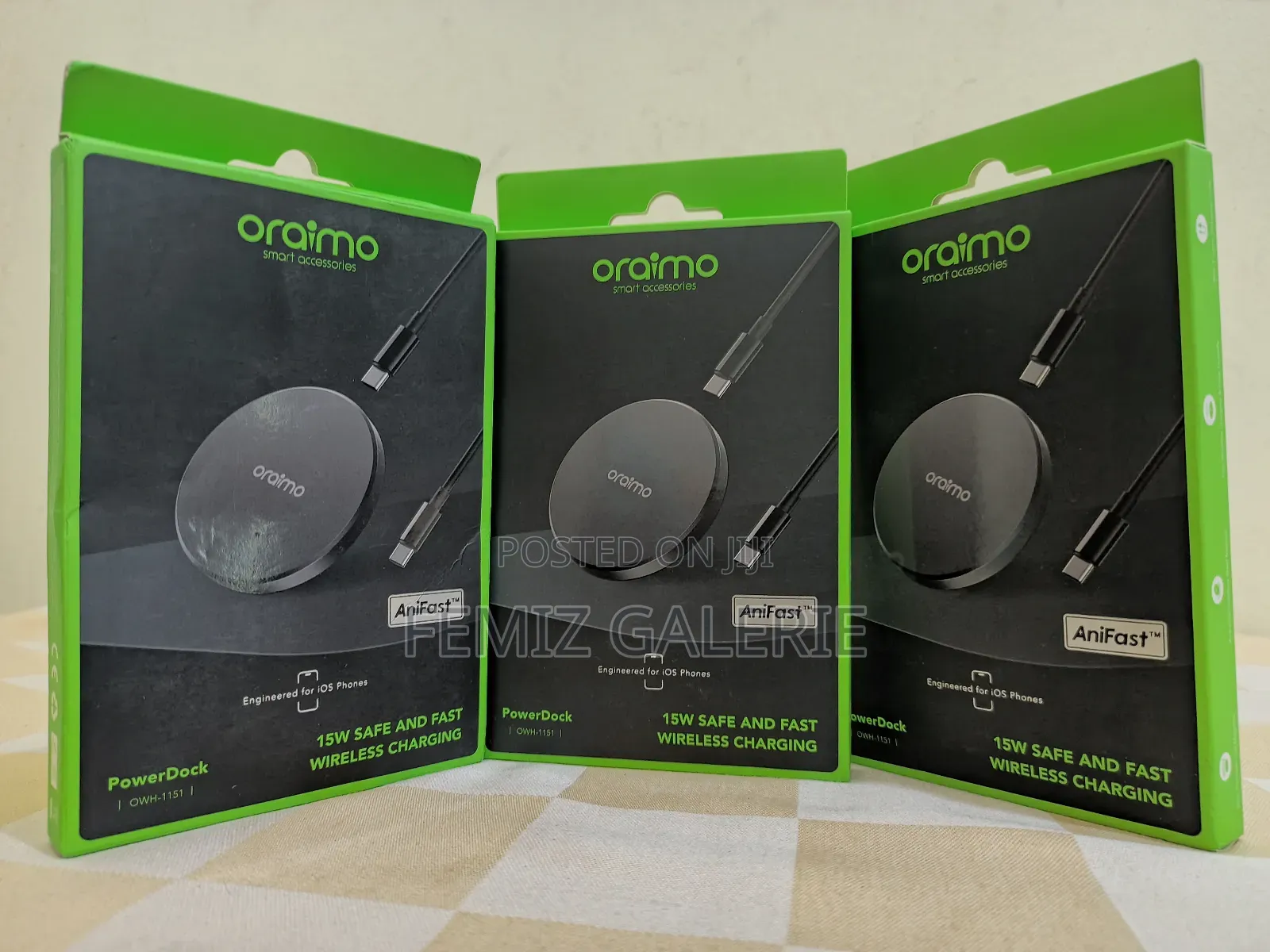 Oraimo Power Dock 15w Magnetic Wireless Charging Pad