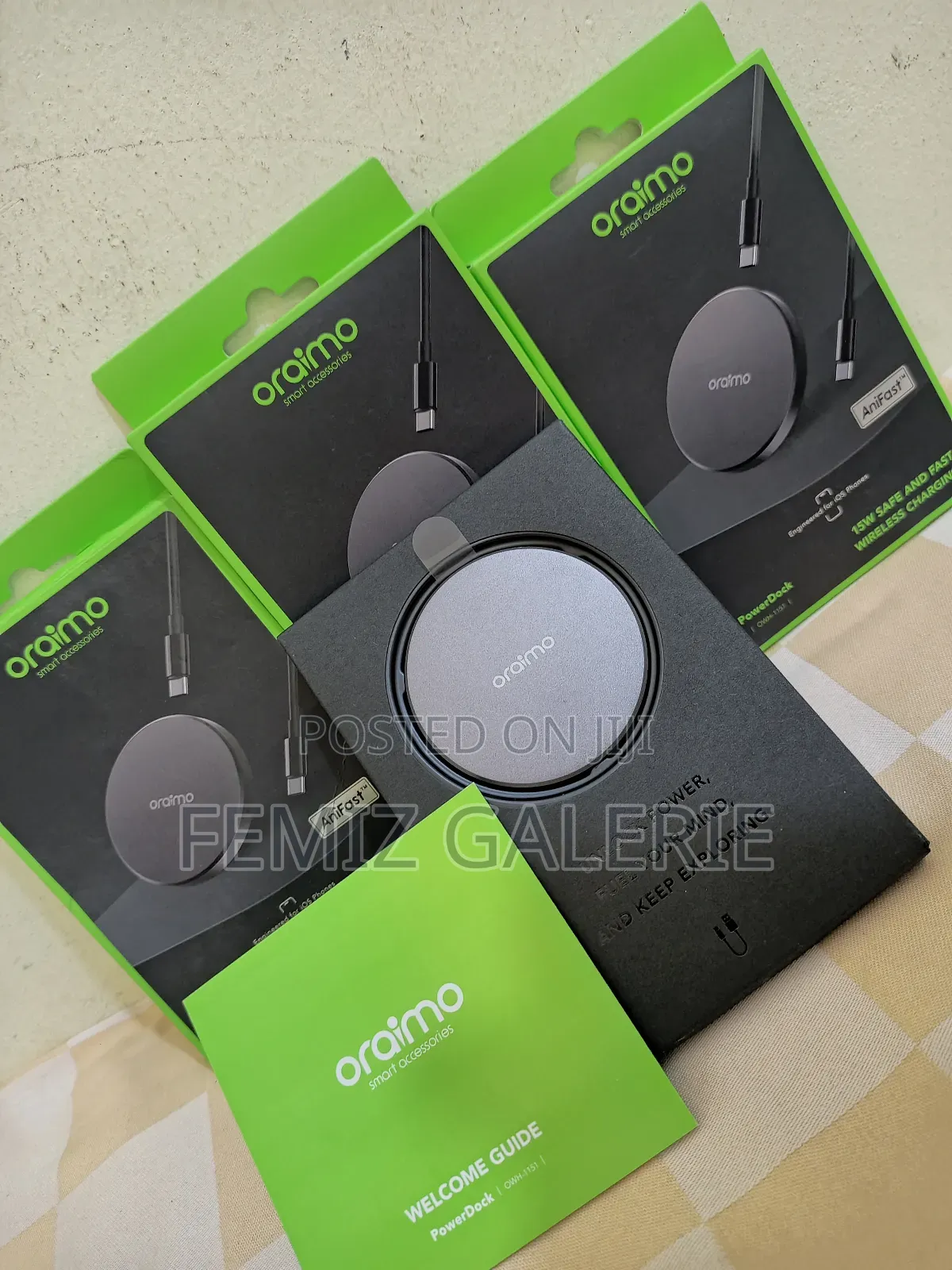 Oraimo Power Dock 15w Magnetic Wireless Charging Pad