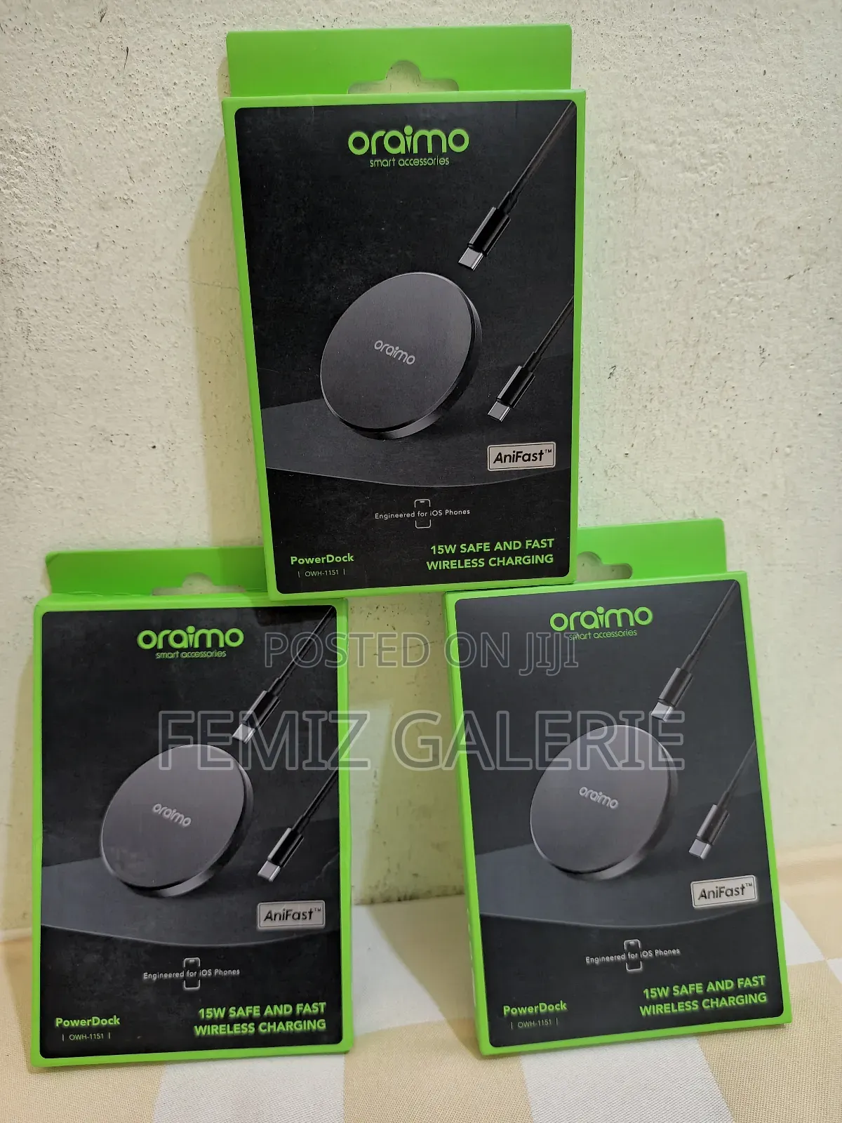 Oraimo Power Dock 15w Magnetic Wireless Charging Pad