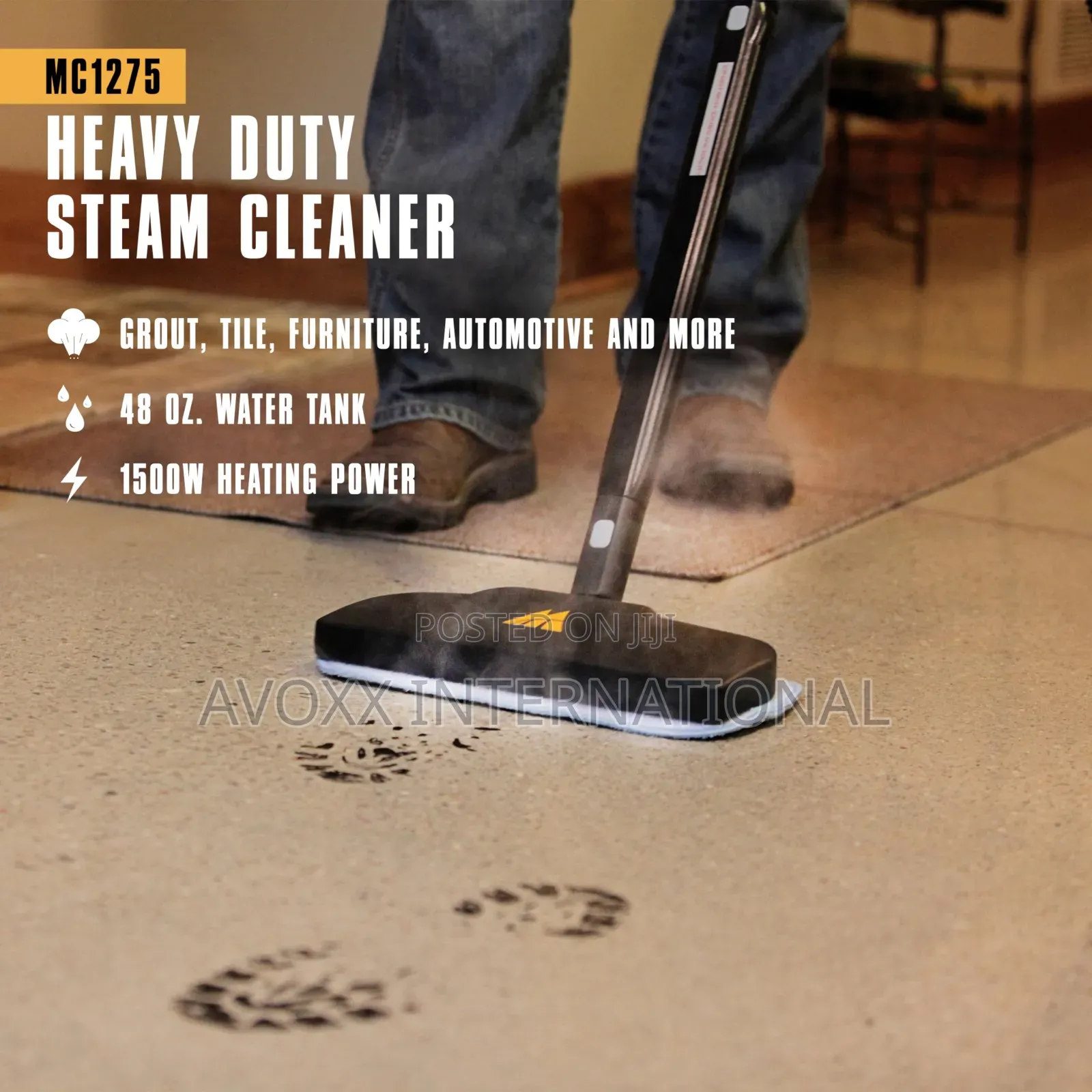 McCulloch Mc1275 Heavy-Duty Steam Cleaner