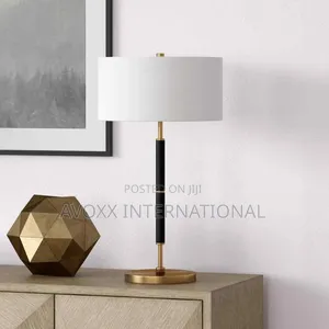 Meyer+Cross Simone 25 In. Brass and Black Table Lamp TL0322