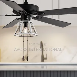 RIVER OF GOODS Decor-Style Ceiling Fan Light - 5-Blade - 52"