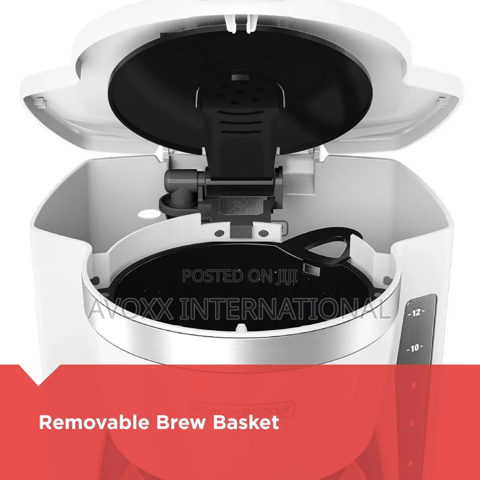 BLACK+DECKER 12-Cup Digital Coffee Maker, CM1160W,