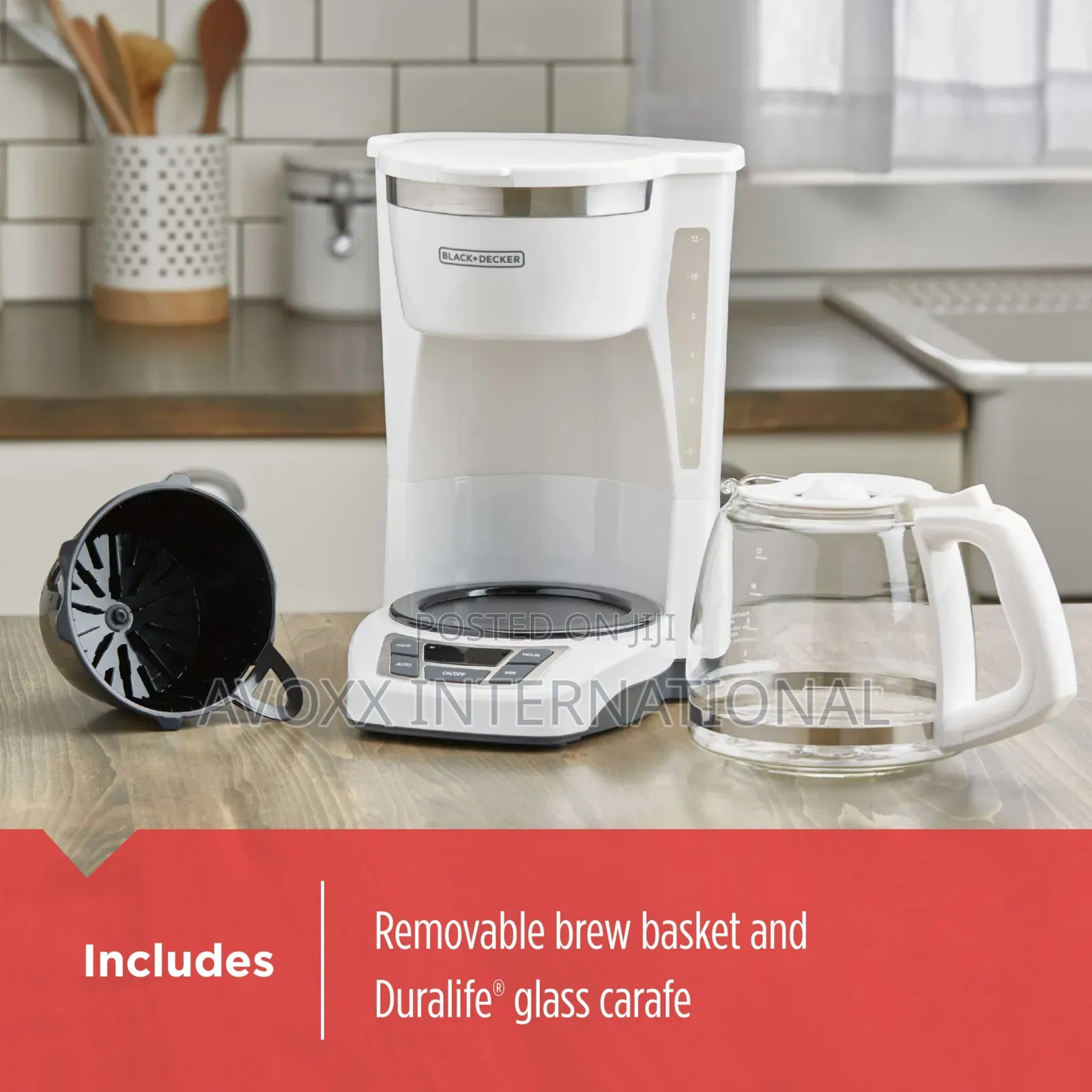 BLACK+DECKER 12-Cup Digital Coffee Maker, CM1160W,