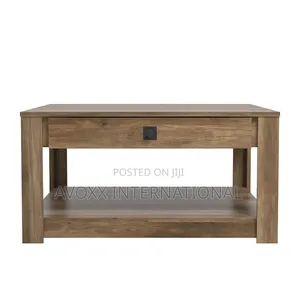Galano Philia Square Modern Coffee Table With Storage Drawer