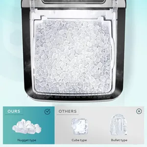 Euhomy Nugget Ice Maker Countertop, Max 34lbs/ Im-035