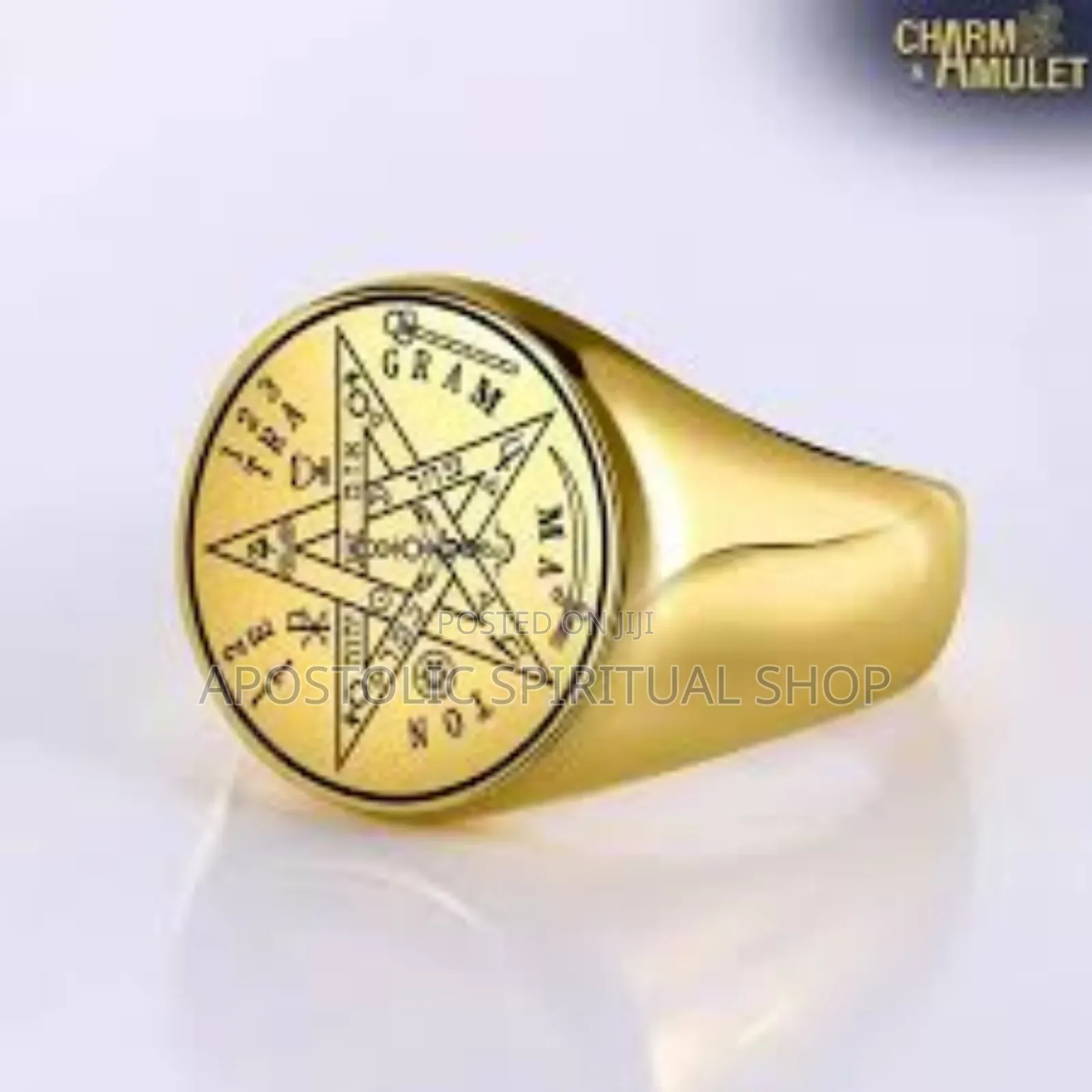Tetragrammaton Rings Necklace