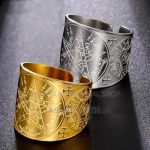 Tetragrammaton Rings Necklace