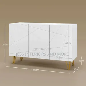 Luxe Console Table (White )