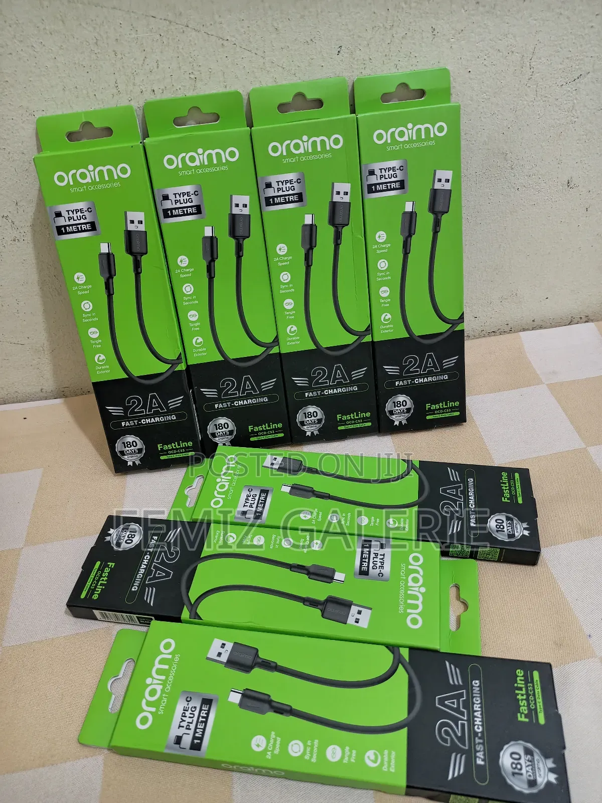 Oraimo Duraline 2 Usb-a to Type-C Charging and Data Cable