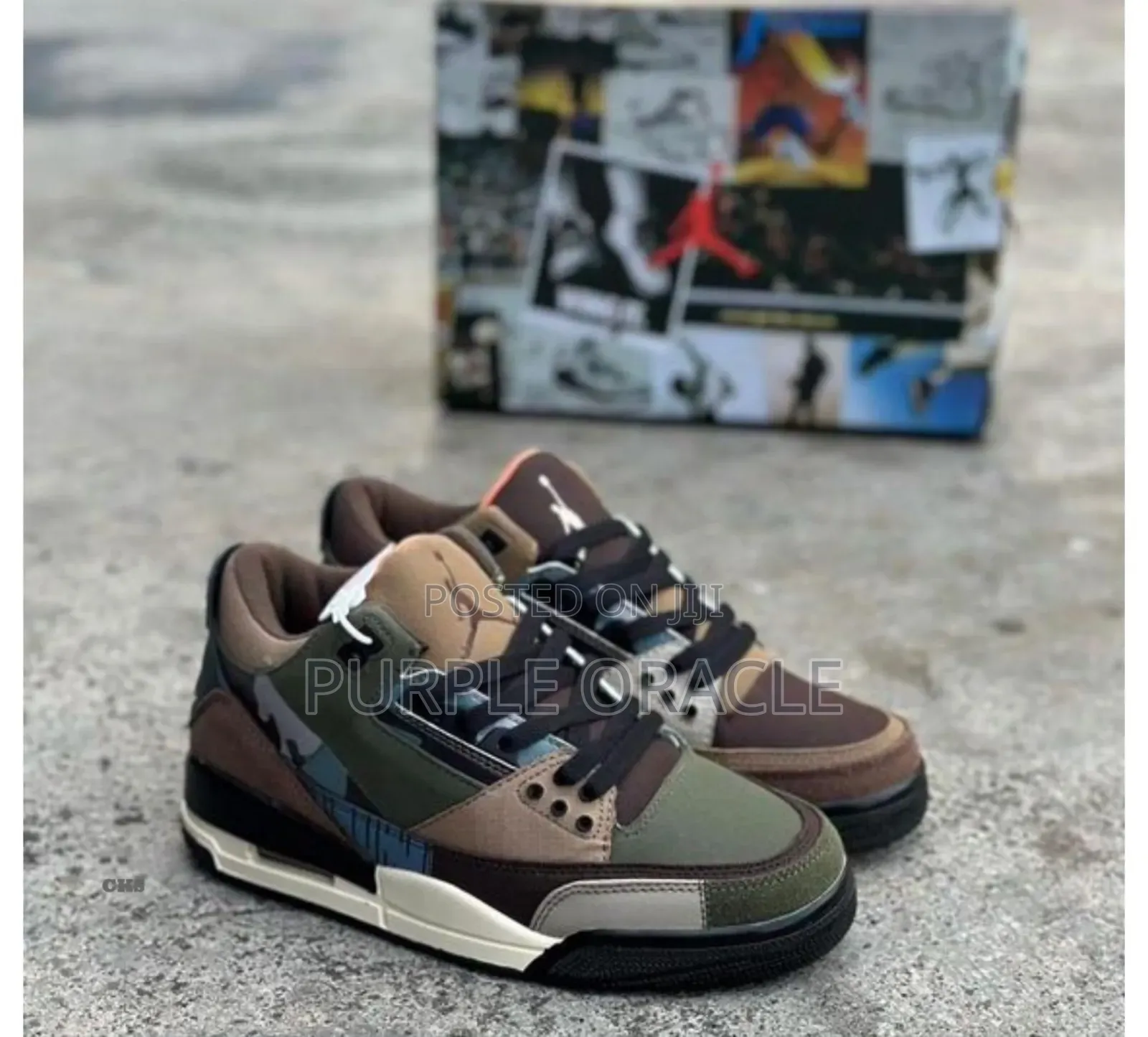 Classic Air Jordan Leather Sneakers