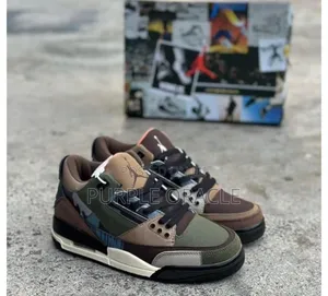 Classic Air Jordan Leather Sneakers