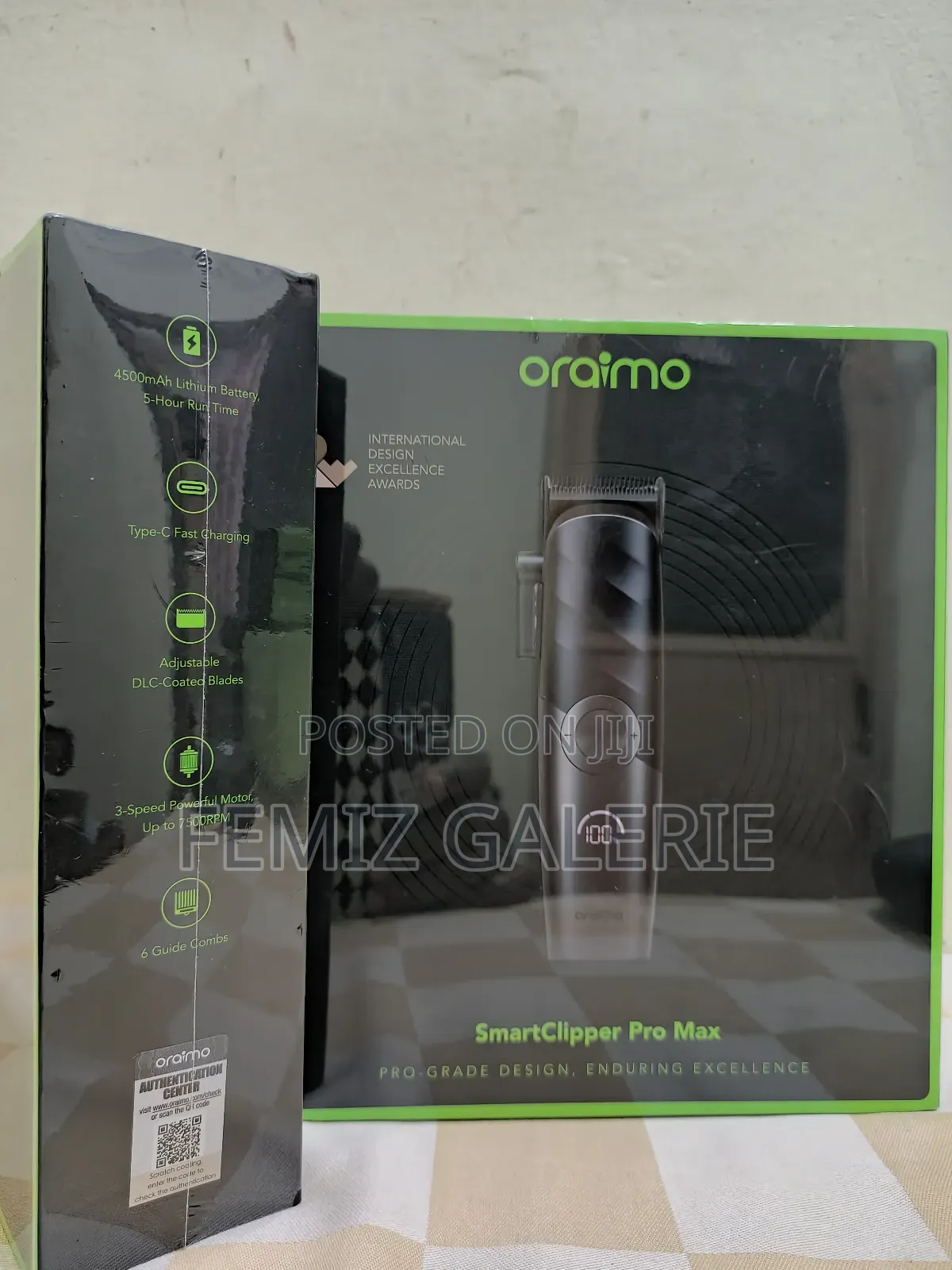 Oraimo Smart Clipper Pro Max Professional Hair Clipper
