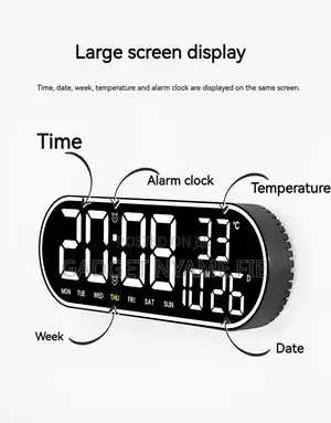 Digital LED Alarm Clock With Remote Control