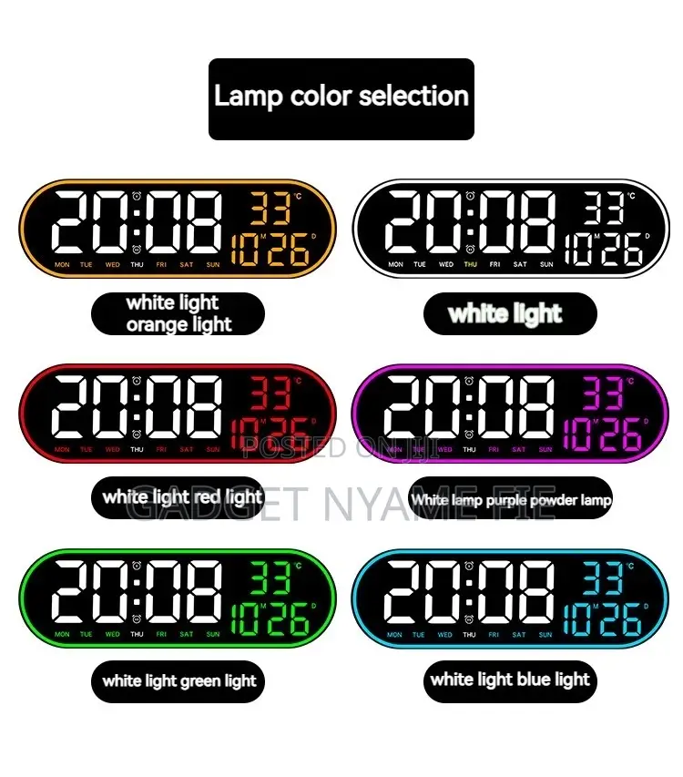 Digital LED Alarm Clock With Remote Control