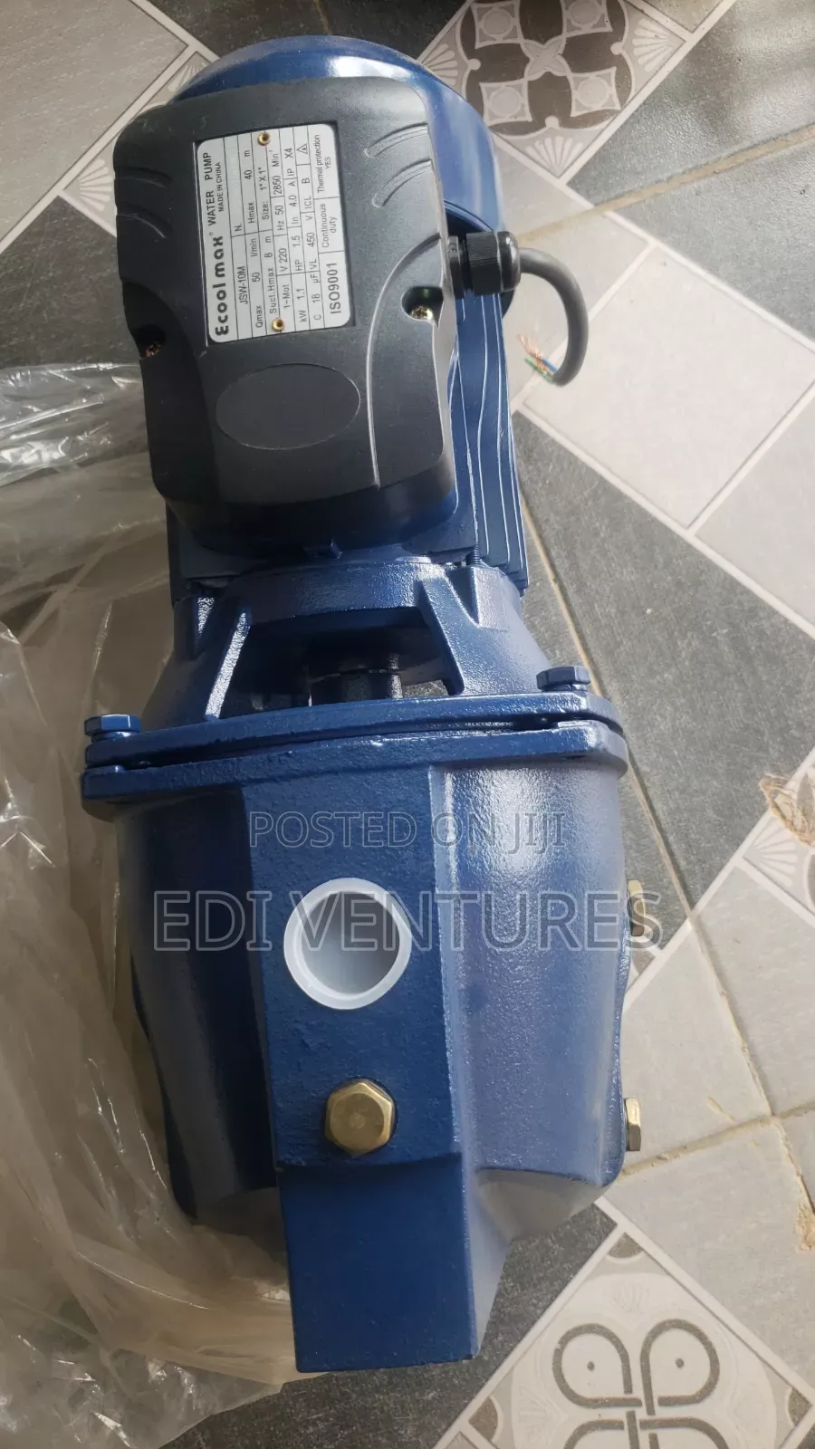 Ecoolmax 1.5hp Water Pump (Cast)