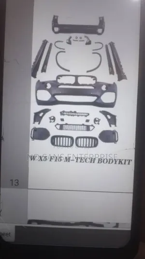 X5f15 Upgrade Bumper to M Tech Font and Back and Side Skach