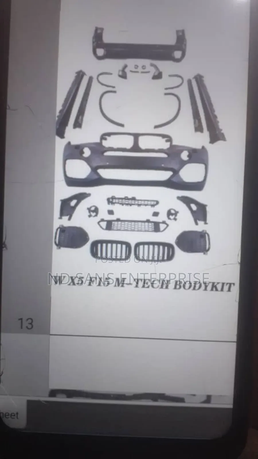 X5f15 Upgrade Bumper to M Tech Font and Back and Side Skach