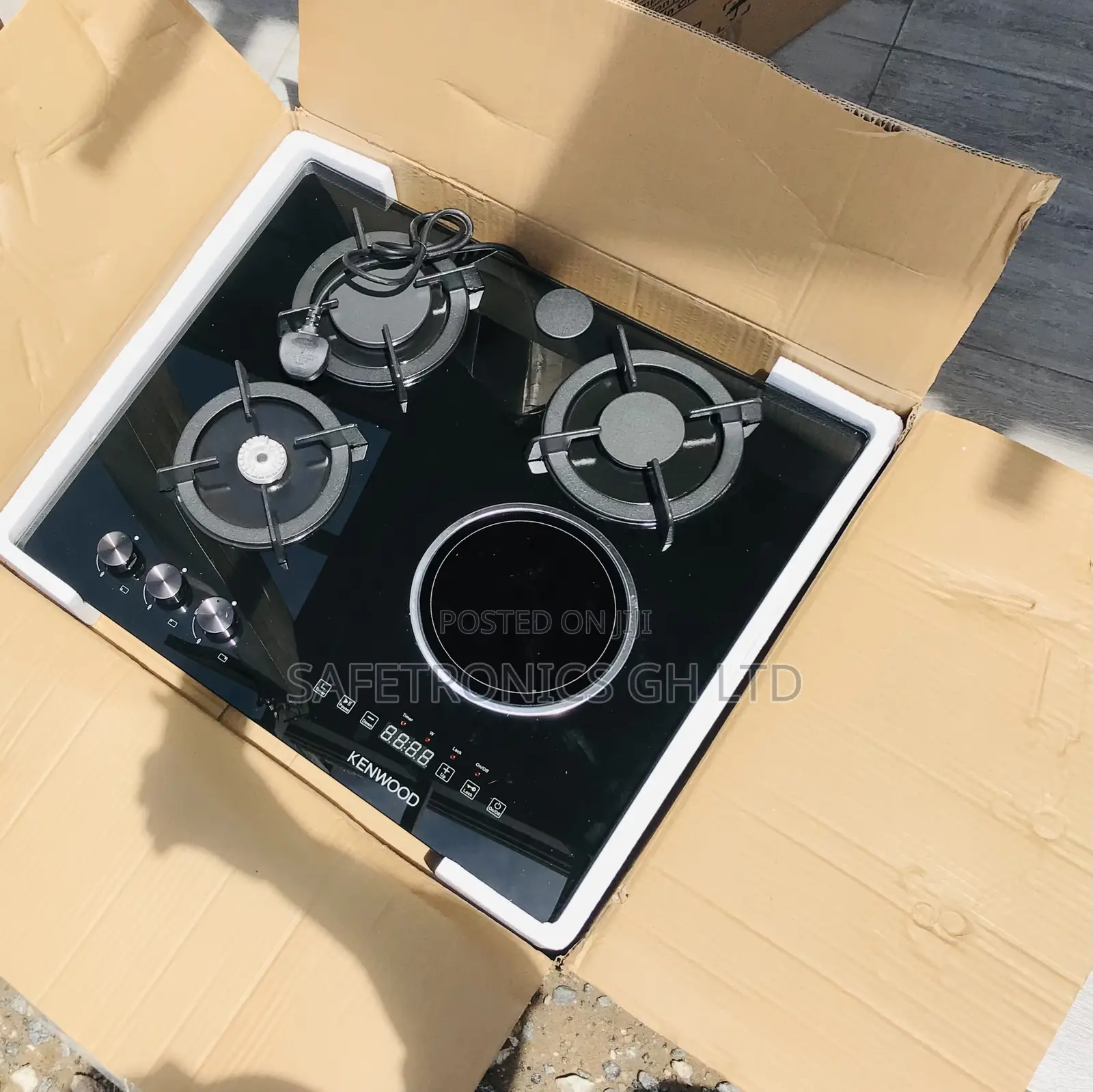 Call for Quality 60cm Kenwood Black ~ 3 Gas 1 Electric