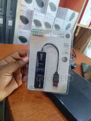 USB 2.0 3 Port HUB With Card Reader