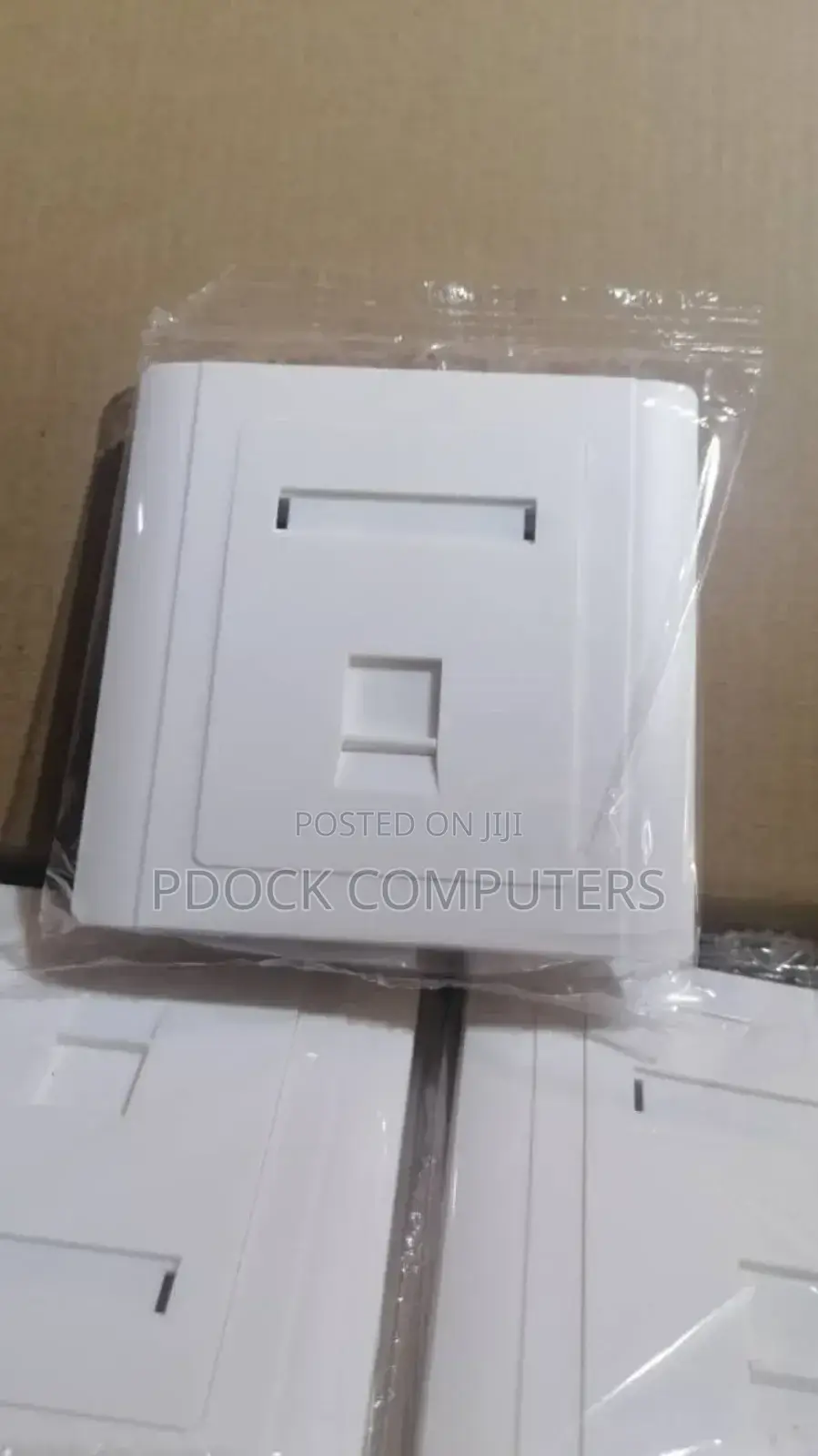 Universal RJ45 Single Faceplate