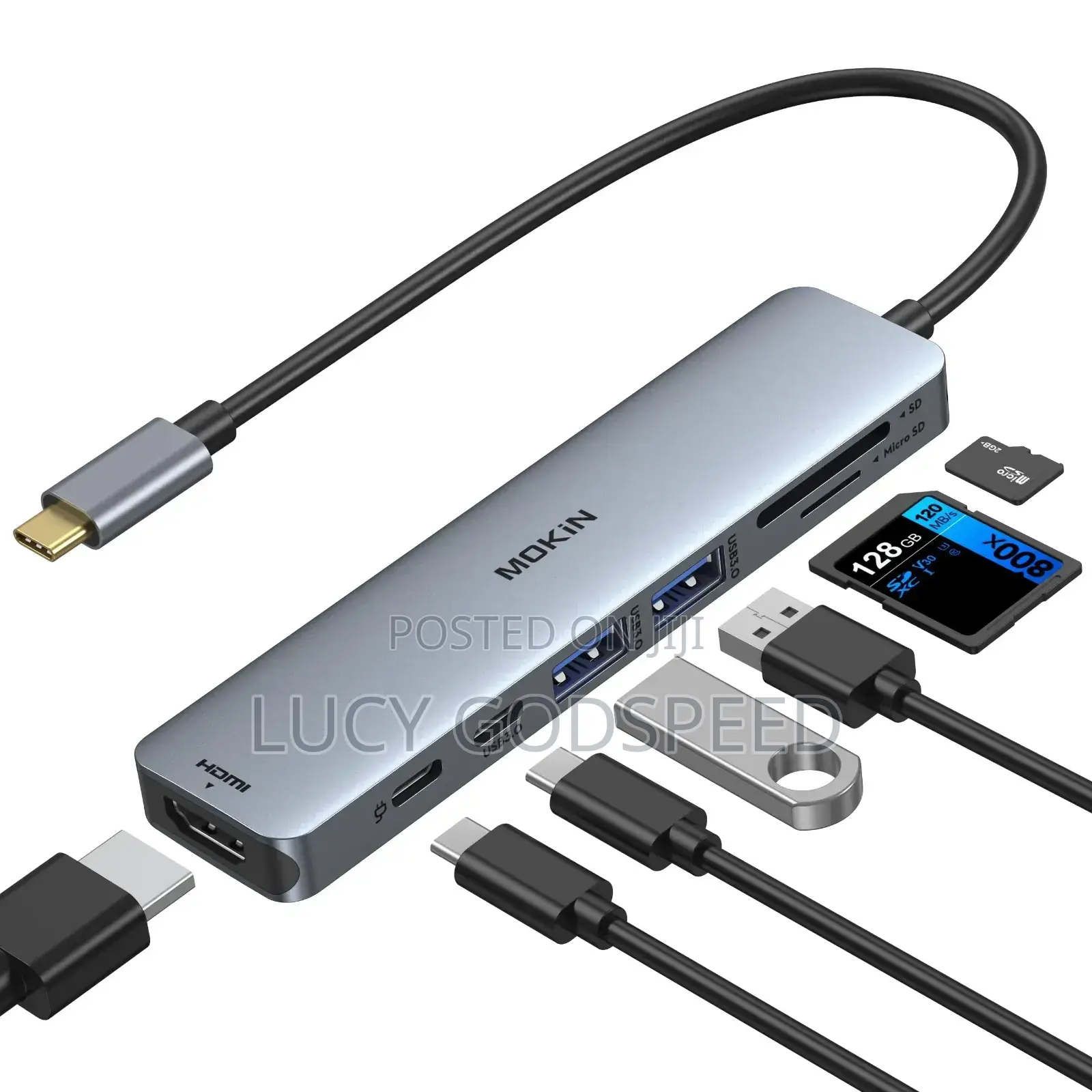 Usb Type C to Hdmi 8 in 1 Adapter