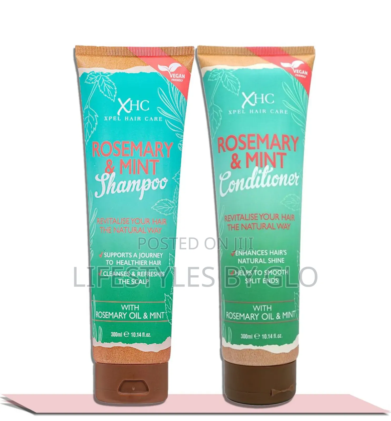 XHC Rosemary Mint Shampoo and Conditioner 2 Set Bundle