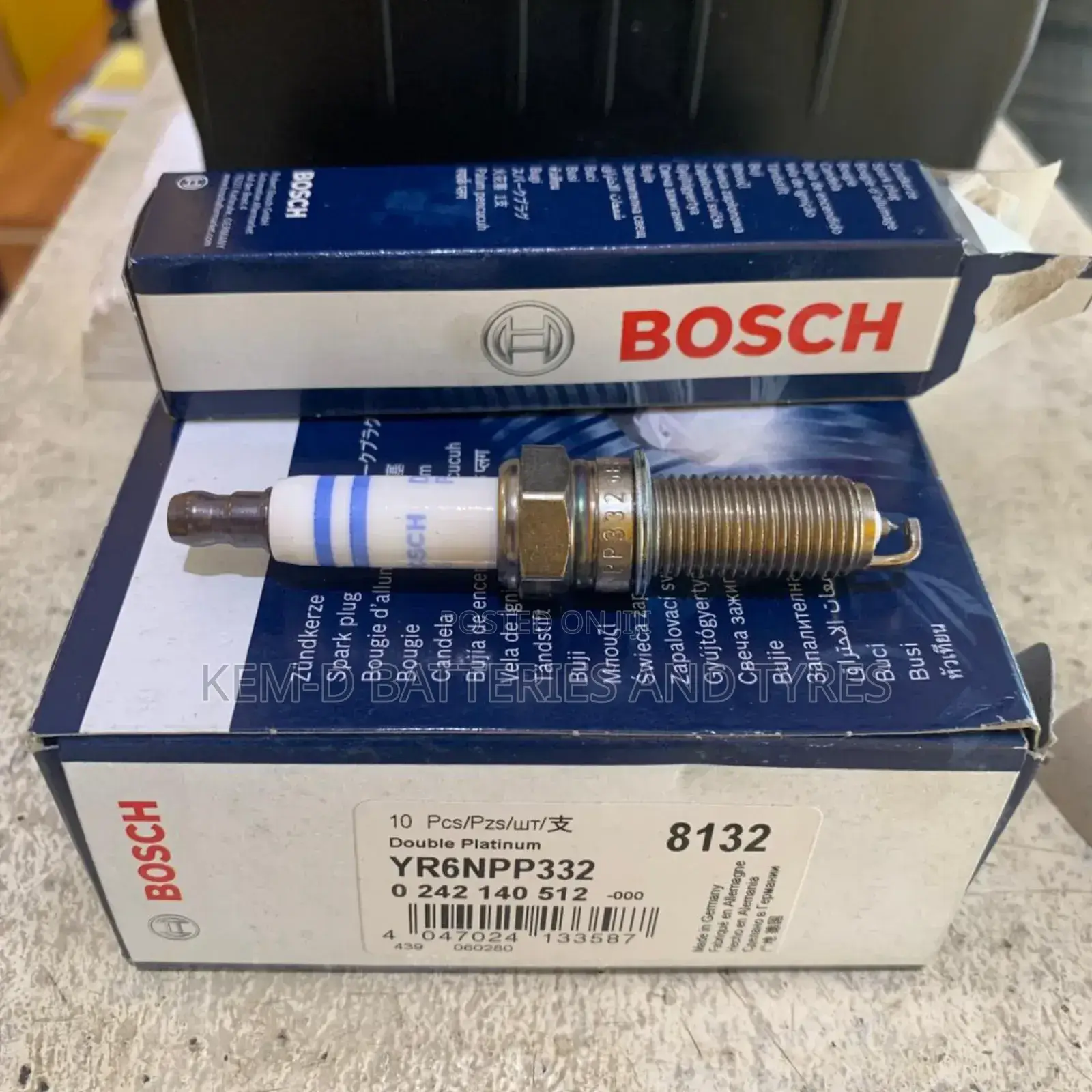 Bosch Spark Plugs 8132 Yr6npp332 Double Iridium Spark Plugs