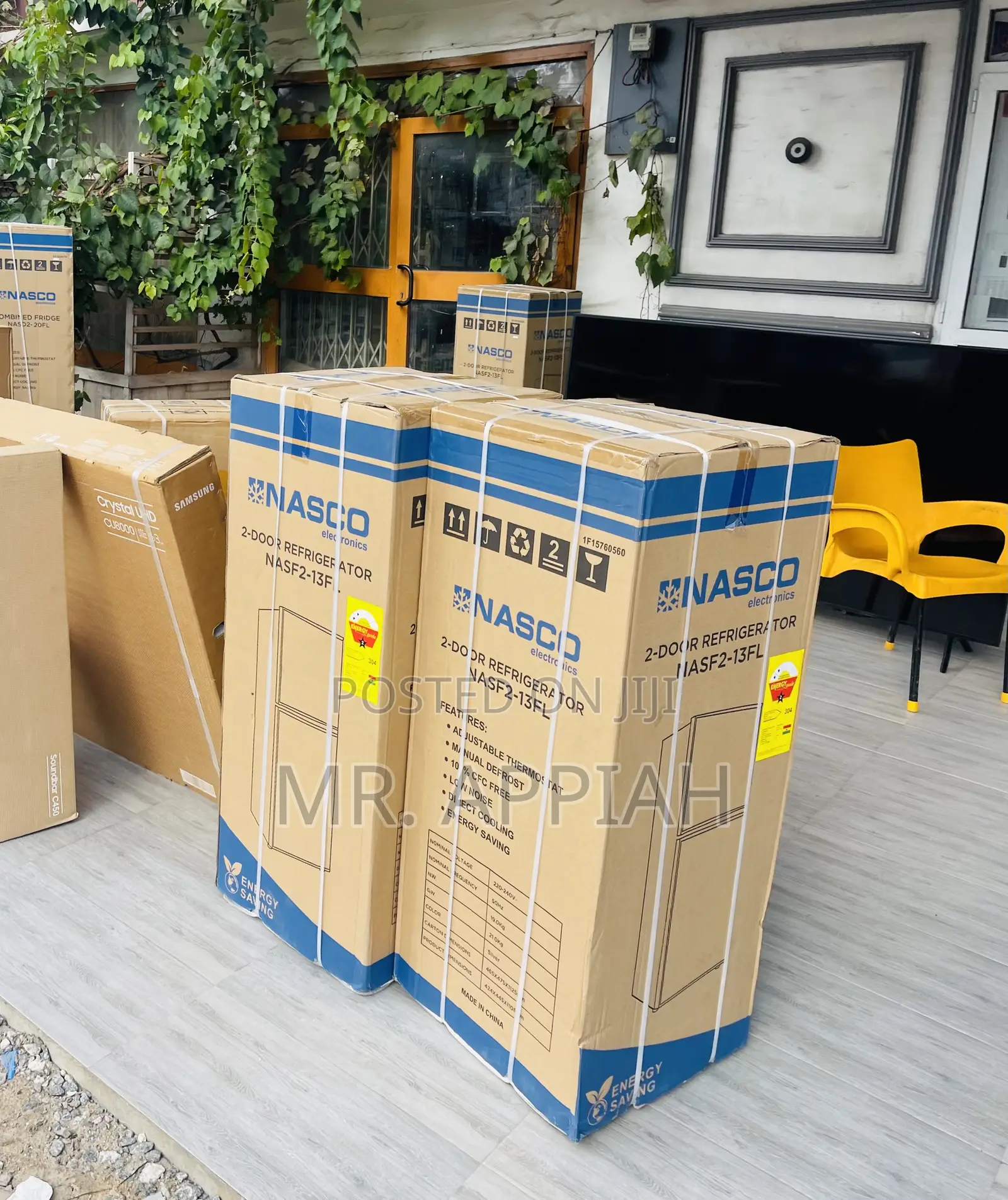 Original Nasco Nasf2-13fl 112l 2 Door Electric Fridge.