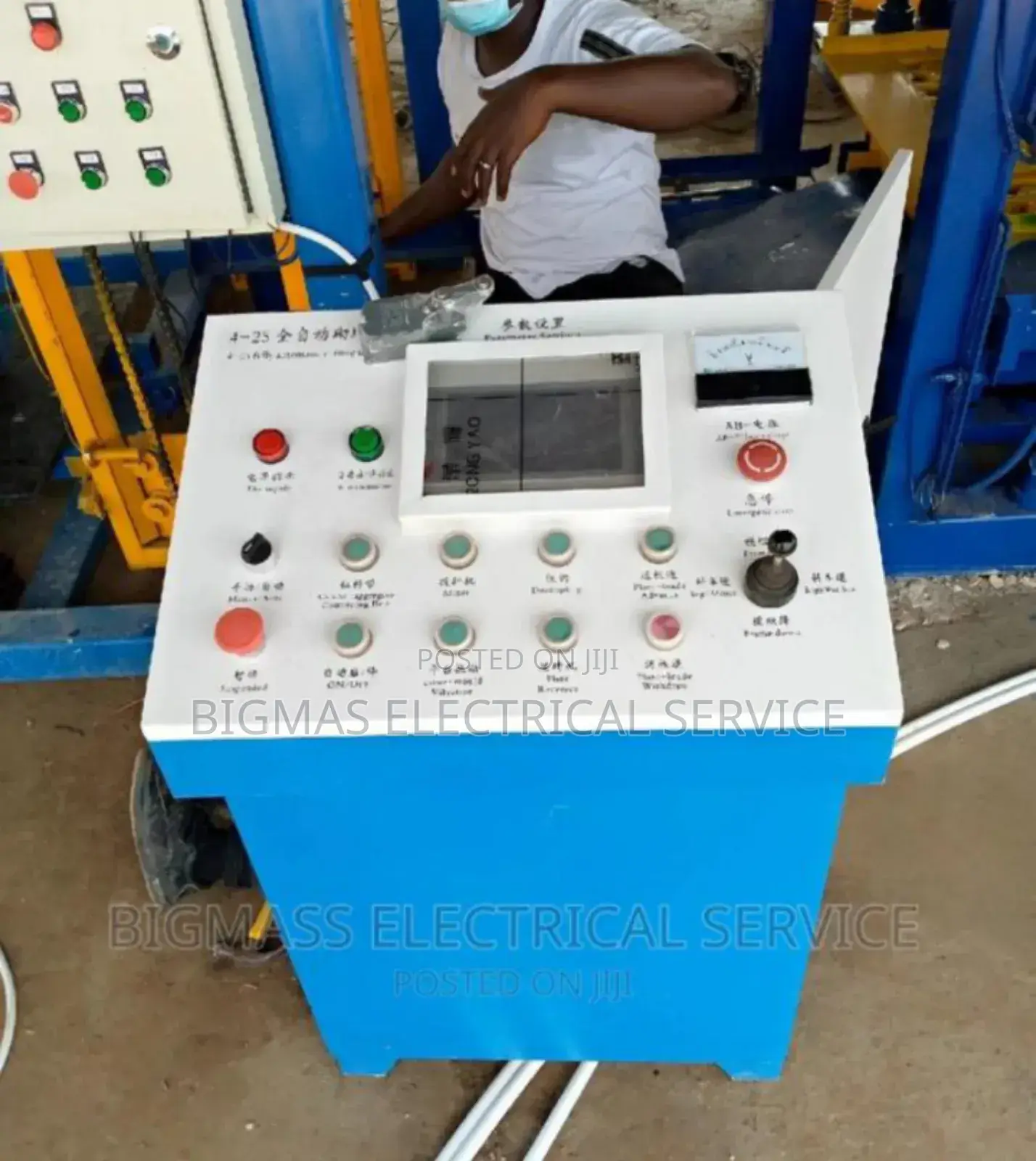 Block Machine Panel Fixing