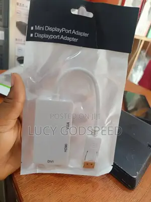 Display Port Adapter With VGA and DVI Port